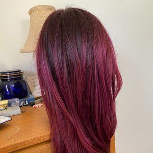 Angela Wig By Rene of Paris in Plumberry Jam